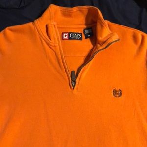 Chaps Orange Pullover